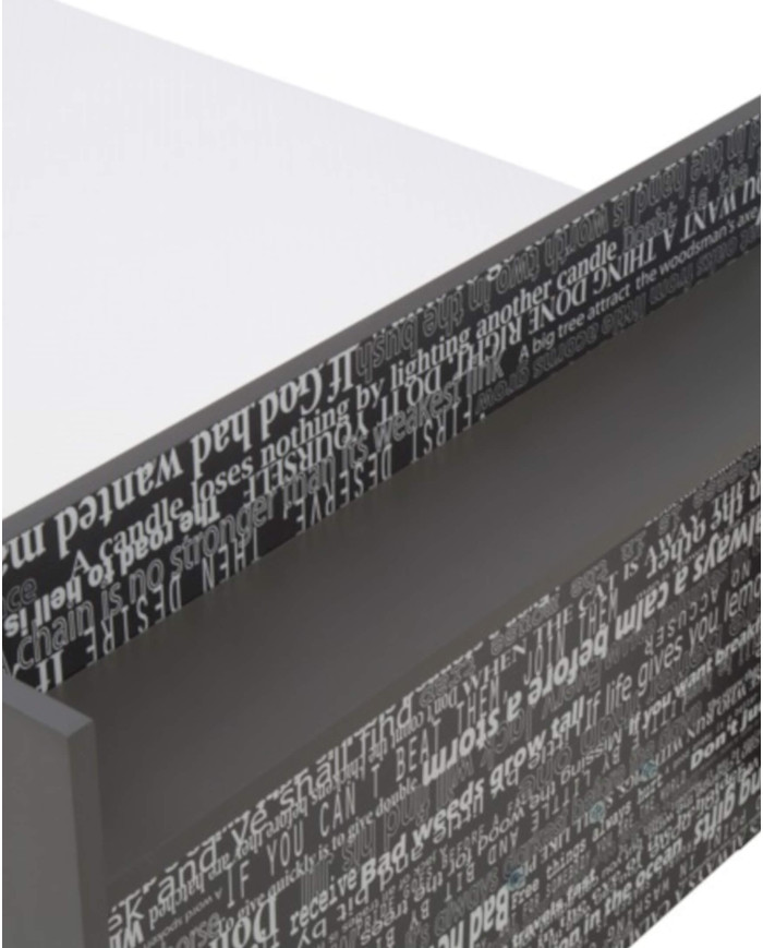 Łóżko Philosophy PH15 lewe, 90x200 cm, szuflada, stelaż, pojemnik, wnęka, półka, LENART