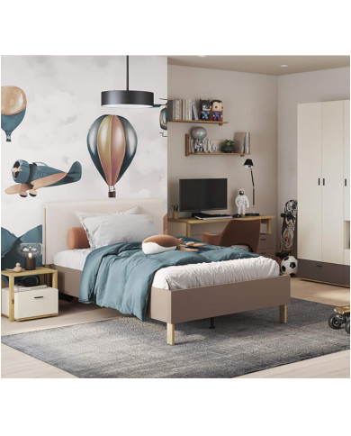 Komoda Lenny LY-06, szuflady, dąb artisan/ beżowy/ truflowy, LENART Komoda Lenny LY-06, szuflady, dąb artisan/ beżowy/ truflowy, LENART