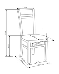 Krzesło Gerard 2 Dąb miodowy Inari91-6