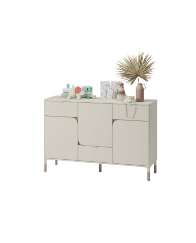 Komoda Harmony HR-06, drzwi, szuflady, kaszmir/ truflowy, LENART Komoda Harmony HR-06, drzwi, szuflady, kaszmir/ truflowy, LENART