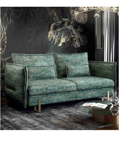 Sofa Kenzo 3 F, funkcja spania, pojemnik, regulowane podłokietniki, pierze kaczo-gęsie, TADAO Sofa Kenzo 3 F, funkcja spania, pojemnik, regulowane podłokietniki, pierze kaczo-gęsie, TADAO