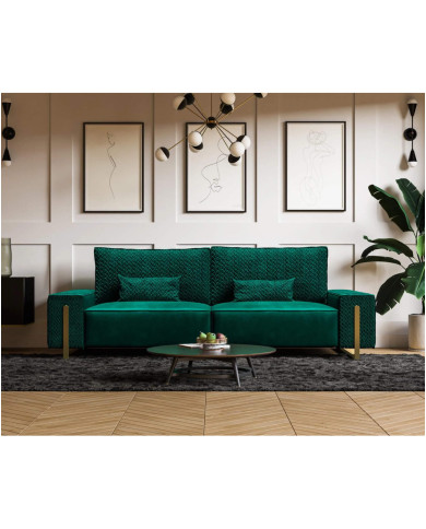 Sofa Miwa 3 F, funkcja spania, pojemnik, regulowane podłokietniki, pierze kaczo-gęsie, TADAO Sofa Miwa 3 F, funkcja spania, pojemnik, regulowane podłokietniki, pierze kaczo-gęsie, TADAO