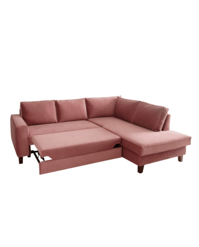 Narożnik Daytona, funkcja spania, pojemnik, dodatkowe 2 małe poduszki, SWEET SIT Narożnik Daytona, funkcja spania, pojemnik, dodatkowe 2 małe poduszki, SWEET SIT