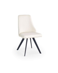 Krzesło K206 Białe/czarne-1