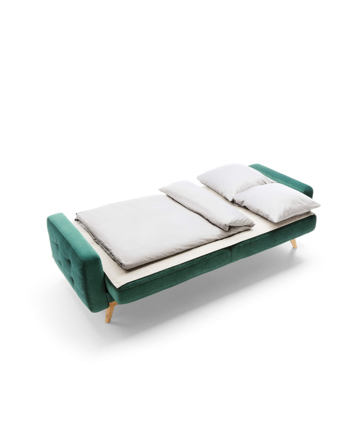 Sofa Nova 3F, funkcja spania, pojemnik, dodatkowe poduszki dekoracyjne, Sweet Sit