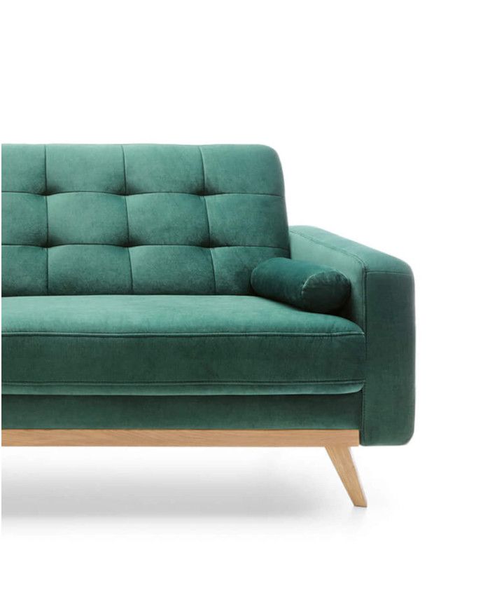 Sofa Nova 3F, funkcja spania, pojemnik, 2 dodatkowe poduszki dekoracyjne, Sweet Sit