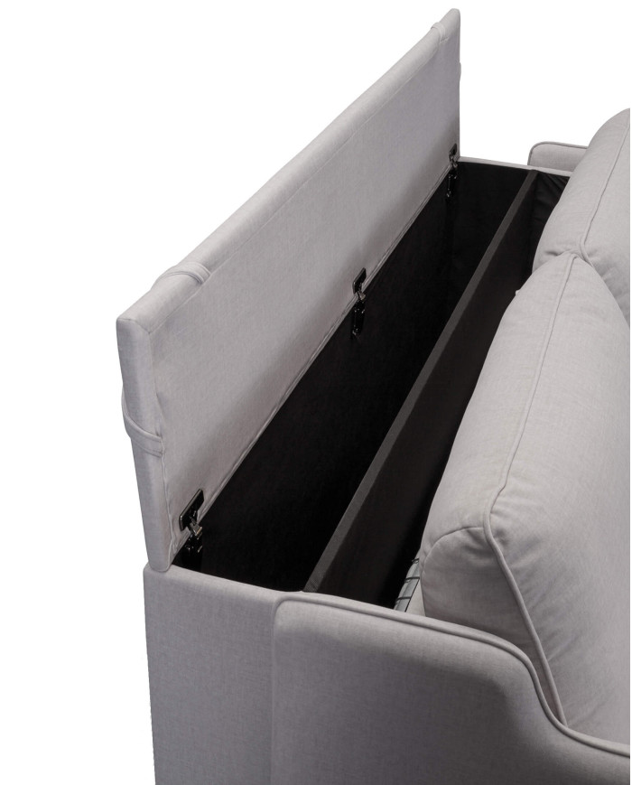 Sofa Sol 2(140)SFF, 2-osobowa, włoska funkcja spania, materac, pojemnik, Sweet Sit