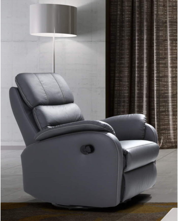 Fotel Ambro RE 2, funkcja relaks, regulacja elektryczna, Ideal Sofa