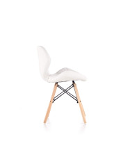 Krzesło K281 Białe/buk-2