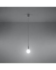 Lampa wisząca Diego, biały, 1 punkt świetlny, Sollux