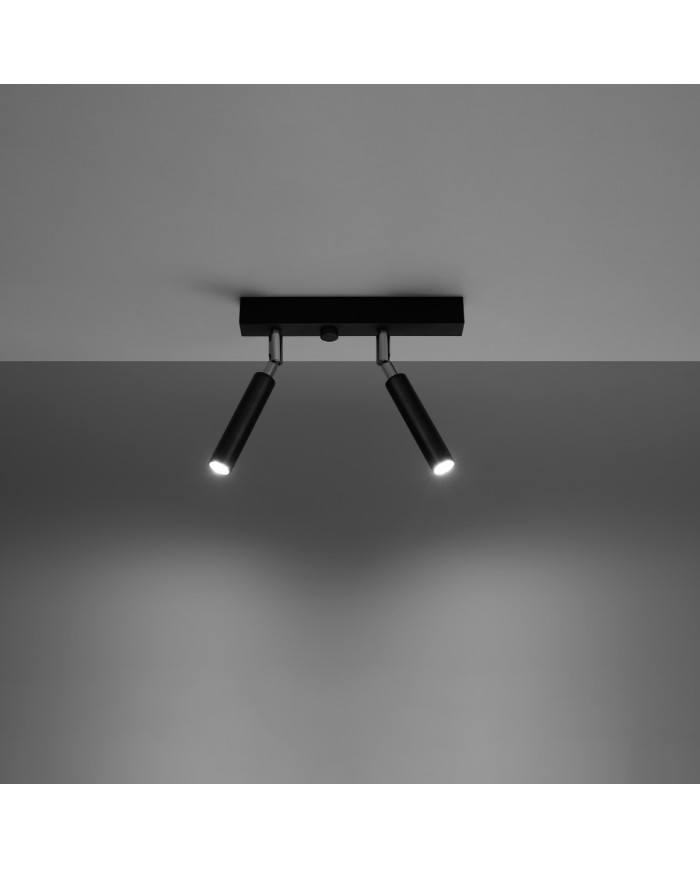 Lampa kierowana Eyetech, czarny, 2 punkty świetlne, Sollux
