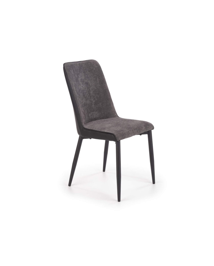 Krzesło K368 Popielate/czarne-1