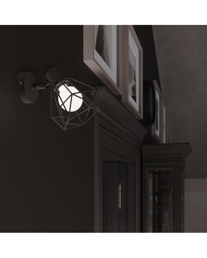 Żyrandol, lampa kierowana Artemis, czarny, 5 punktów świetlnych, Sollux