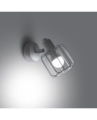 Lampa kierowana, kinkiet Beluci, biały, 1 punkt świetlny, Sollux