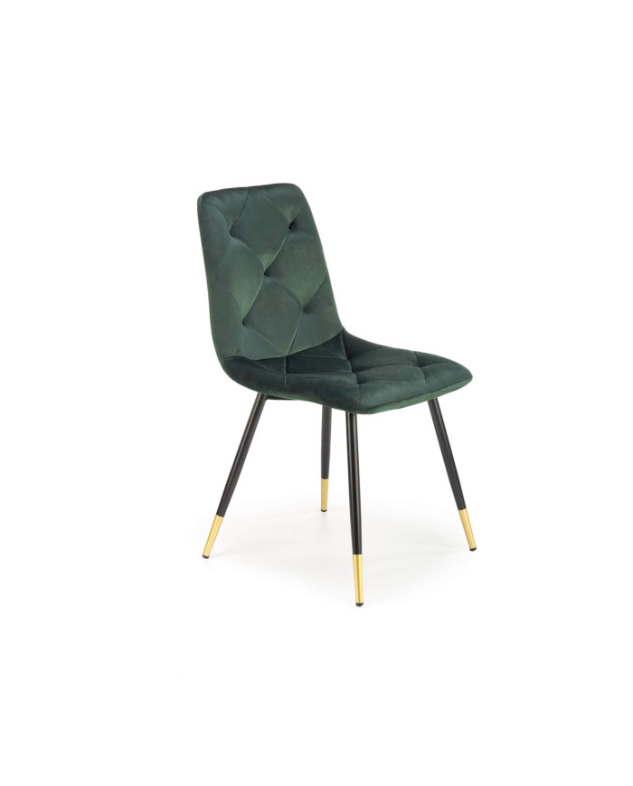 Krzesło K438 Ciemnozielone-1