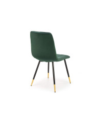 Krzesło K438 Ciemnozielone-4
