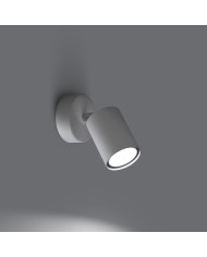 Lampa kierowana, kinkiet Lemmi, biały, 1 punkt świetlny, Sollux