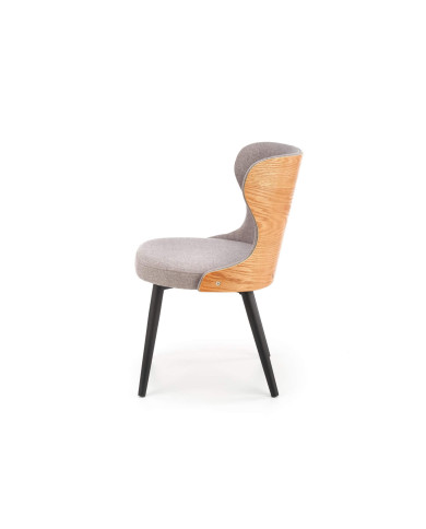 Krzesło K452 Popielate/dąb naturalny-3 Krzesło K452 Popielate/dąb naturalny-3