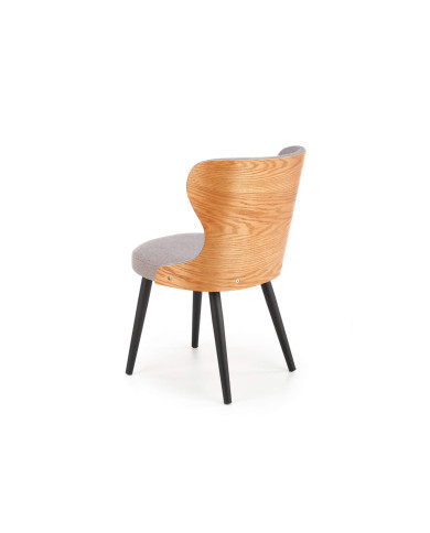 Krzesło K452 Popielate/dąb naturalny-4 Krzesło K452 Popielate/dąb naturalny-4