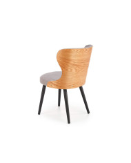 Krzesło K452 Popielate/dąb naturalny-4