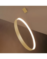 Lampa wisząca Rio, złoty, 1 punkt świetlny, Sollux