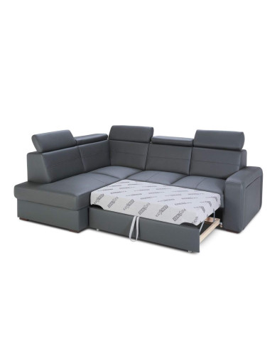Narożnik Basic 2, funkcja spania, pojemnik, regulowane zagłówki, Ideal Sofa Narożnik Basic 2, funkcja spania, pojemnik, regulowane zagłówki, Ideal Sofa
