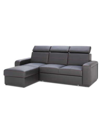 Narożnik Basic 1, funkcja spania, pojemnik, regulowane zagłówki, Ideal Sofa Narożnik Basic 1, funkcja spania, pojemnik, regulowane zagłówki, Ideal Sofa