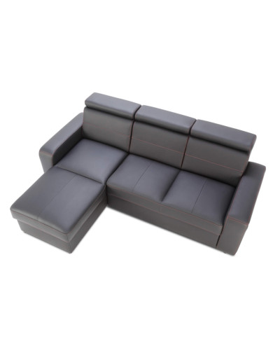 Narożnik Basic 1, funkcja spania, pojemnik, regulowane zagłówki, Ideal Sofa Narożnik Basic 1, funkcja spania, pojemnik, regulowane zagłówki, Ideal Sofa