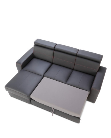 Narożnik Basic 1, funkcja spania, pojemnik, regulowane zagłówki, Ideal Sofa Narożnik Basic 1, funkcja spania, pojemnik, regulowane zagłówki, Ideal Sofa