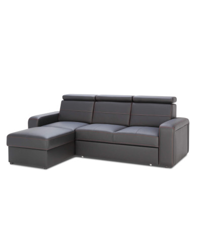 Narożnik Basic 1, funkcja spania, pojemnik, regulowane zagłówki, Ideal Sofa Narożnik Basic 1, funkcja spania, pojemnik, regulowane zagłówki, Ideal Sofa