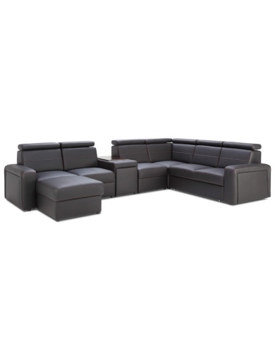 Narożnik Basic 4, funkcja spania, pojemnik, stolik, szafka, regulowane zagłówki, Ideal Sofa Narożnik Basic 4, funkcja spania, pojemnik, stolik, szafka, regulowane zagłówki, Ideal Sofa