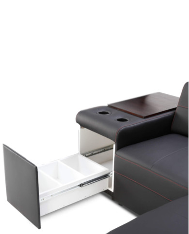 Narożnik Basic 4, funkcja spania, pojemnik, stolik, szafka, regulowane zagłówki, Ideal Sofa Narożnik Basic 4, funkcja spania, pojemnik, stolik, szafka, regulowane zagłówki, Ideal Sofa