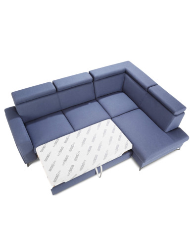 Narożnik Enzo, funkcja spania, pojemnik, regulowane zagłówki, Ideal Sofa Narożnik Enzo, funkcja spania, pojemnik, regulowane zagłówki, Ideal Sofa