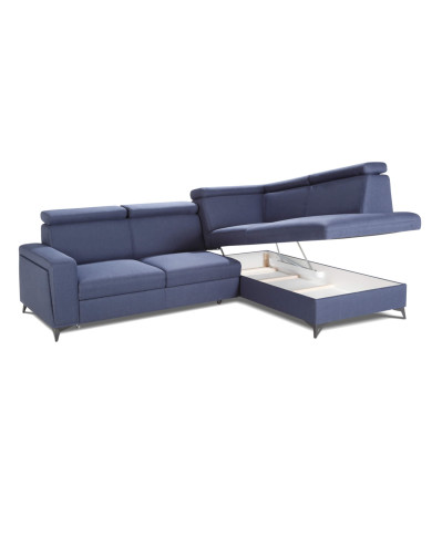 Narożnik Enzo, funkcja spania, pojemnik, regulowane zagłówki, Ideal Sofa Narożnik Enzo, funkcja spania, pojemnik, regulowane zagłówki, Ideal Sofa