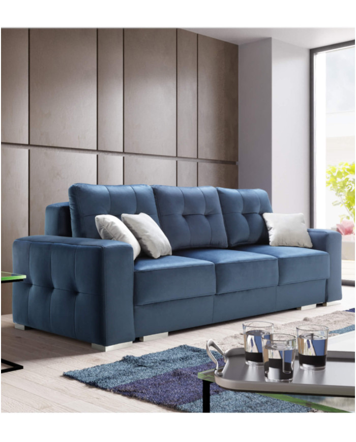 Sofa Axel 3DL, funkcja spania, pojemnik, Ideal Sofa