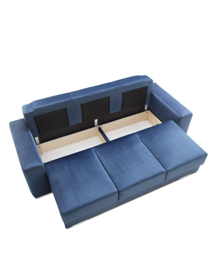 Sofa Axel 3DL, funkcja spania, pojemnik, Ideal Sofa