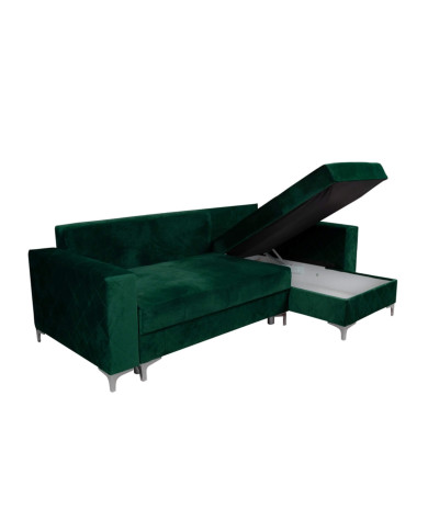 Super cena! Narożnik Massimo, funkcja spania, pojemnik, Kronos19/ Tropic1, prawy, Antex