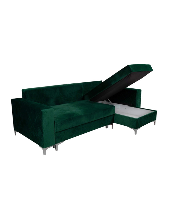 Super cena! Narożnik Massimo, funkcja spania, pojemnik, Kronos19/ Tropic1, prawy, Antex