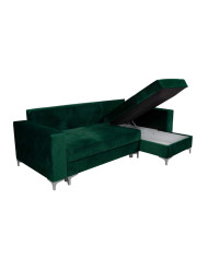 Super cena! Narożnik Massimo, funkcja spania, pojemnik, Kronos19/ Tropic1, prawy, Antex