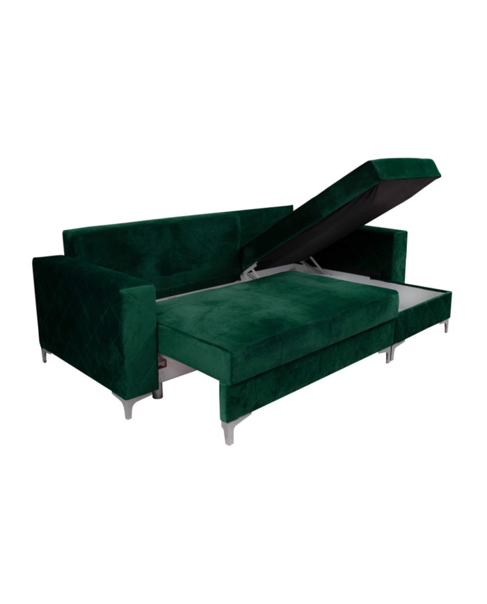 Super cena! Narożnik Massimo, funkcja spania, pojemnik, tkanina dedykowana, Antex