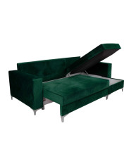 Super cena! Narożnik Massimo, funkcja spania, pojemnik, tkanina dedykowana, Antex