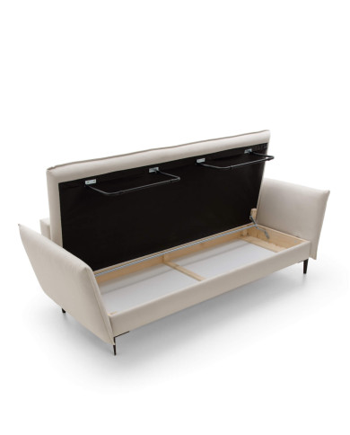Sofa Gloss, funkcja spania, pojemnik, PIASKI Sofa Gloss, funkcja spania, pojemnik, PIASKI