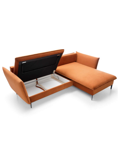 Narożnik Gloss, funkcja spania, pojemnik, PIASKI Narożnik Gloss, funkcja spania, pojemnik, PIASKI