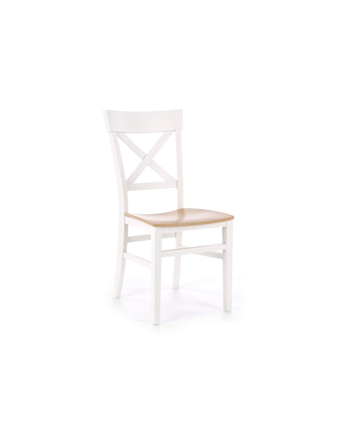 Krzesło Tutti Białe/dąb miodowy-1