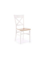 Krzesło Tutti Białe/dąb miodowy-1