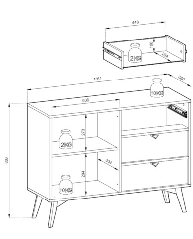 Komoda Forest KSZD106, drzwi, szuflady, Eukaliptus/ Jodełka skandi, PIASKI Komoda Forest KSZD106, drzwi, szuflady, Eukaliptus/ Jodełka skandi, PIASKI