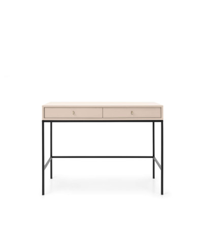 Toaletka, konsola Mono MT104, szufladki, Beż piaskowy/ Czarna rama, PIASKI Toaletka, konsola Mono MT104, szufladki, Beż piaskowy/ Czarna rama, PIASKI