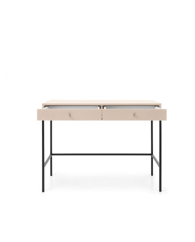 Toaletka, konsola Mono MT104, szufladki, Beż piaskowy/ Czarna rama, PIASKI Toaletka, konsola Mono MT104, szufladki, Beż piaskowy/ Czarna rama, PIASKI