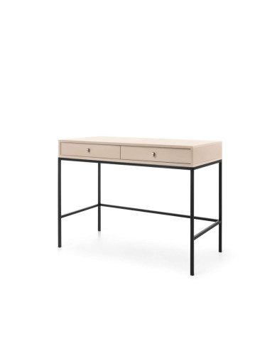 Toaletka, konsola Mono MT104, szufladki, Beż piaskowy/ Czarna rama, PIASKI Toaletka, konsola Mono MT104, szufladki, Beż piaskowy/ Czarna rama, PIASKI