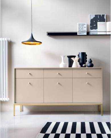 Toaletka, konsola Mono MT104, szufladki, Beż piaskowy/ Złota rama, PIASKI Toaletka, konsola Mono MT104, szufladki, Beż piaskowy/ Złota rama, PIASKI